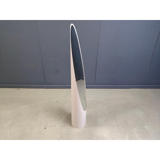 Beige Unghia Mirror, Italy, 1970s For Sale - Image 8 of 12