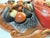 Red Vintage Hand-Carved Wood Daruma Bodhidharma Wall Mask With Hossu Fly Whisk For Sale - Image 8 of 12