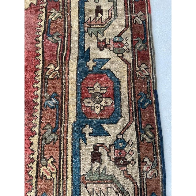 C. 1880's ANCIENT ANTIQUE SERAPI Narrow GEM Rug 8.10 x 15.1 For Sale - Image 12 of 16