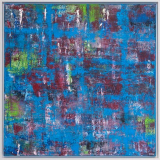 "Abstract_008" Contemporary Oil Painting on Canvas, Framed For Sale