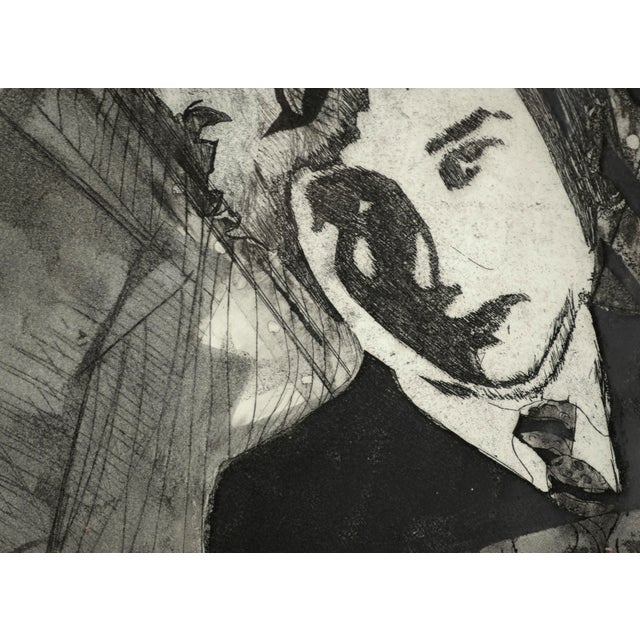 1960s Bob Dylan, 1960s Pop Art Portrait, a/P Etching by Marc Foster Grant For Sale - Image 5 of 9