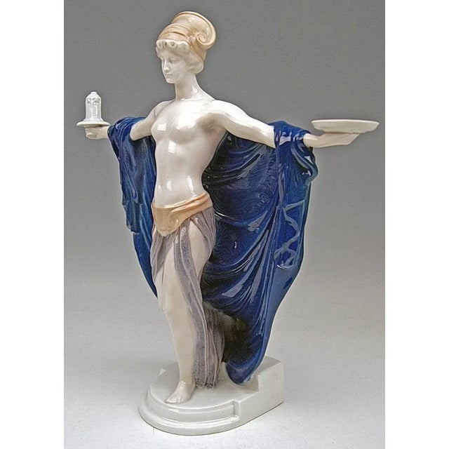 Temple Figurine attributed to F. Liebermann for Rosenthal, Germany, 1914 For Sale - Image 3 of 8