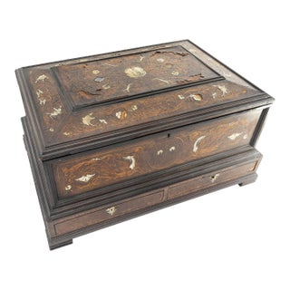 19th Century Italian Renaissance Revival Inlaid Casket Box For Sale