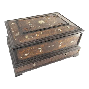 19th Century Italian Renaissance Revival Inlaid Casket Box