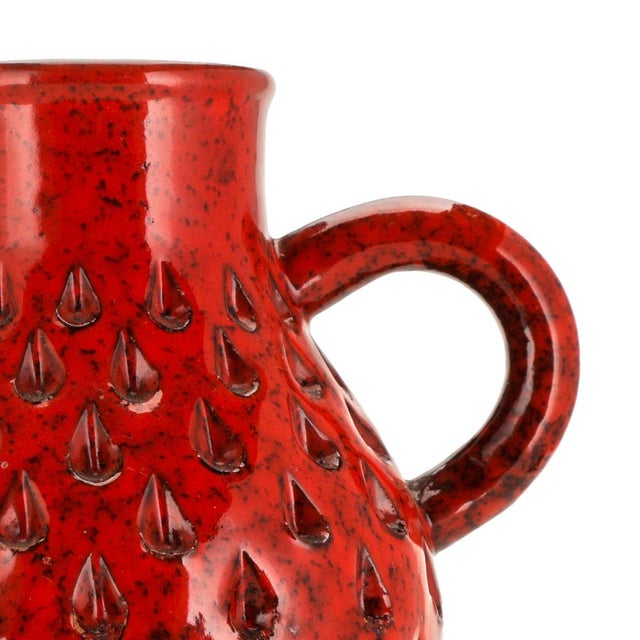1960s Mid-Century Strawberry Handle Vase by Fratelli Fanciullacci for Bitossi, Italy, 1960s For Sale - Image 5 of 9