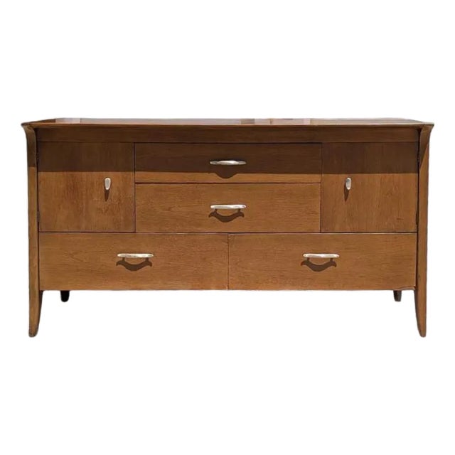 John Van Koert Drexel Profile Buffet – Mid-Century Credenza, 1950s For Sale