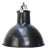 Vintage Industrial Blue and Black Enamel Pendant Light from Mazda For Sale