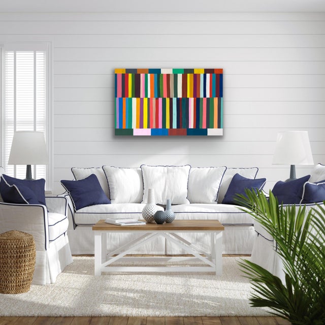 Color Rhythm Series: Held Abstract Art by Poppy Dodge For Sale In San Francisco - Image 6 of 6