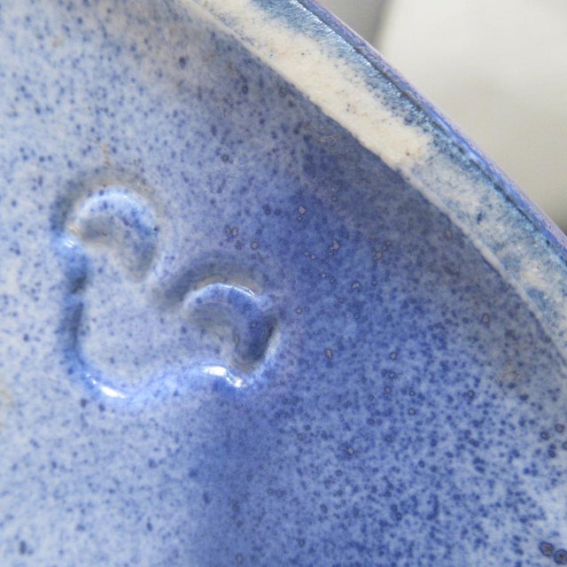 Blue Indigo Porcelain Vase by Angelo Mangiarotti, 1960s For Sale - Image 8 of 12