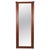 Brown Large 19th Century Antique Mahogany Mirror with Columns and Carved Details For Sale - Image 8 of 8