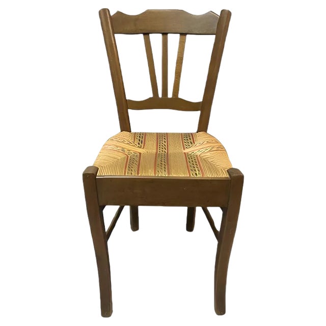 Antique Beech Side Chairs, 1900s, Set of 4 For Sale