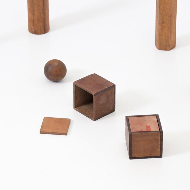 Vintage Wooden Geometric Models, 1940s, Set of 10 For Sale - Image 12 of 18