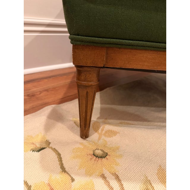 Wood Midcentury Hollywood Regency Lounge Chair For Sale - Image 7 of 12
