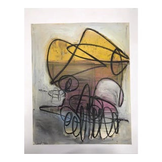 1980s Versatile Abstract Acrylic Painting For Sale