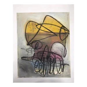 1980s Versatile Abstract Acrylic Painting