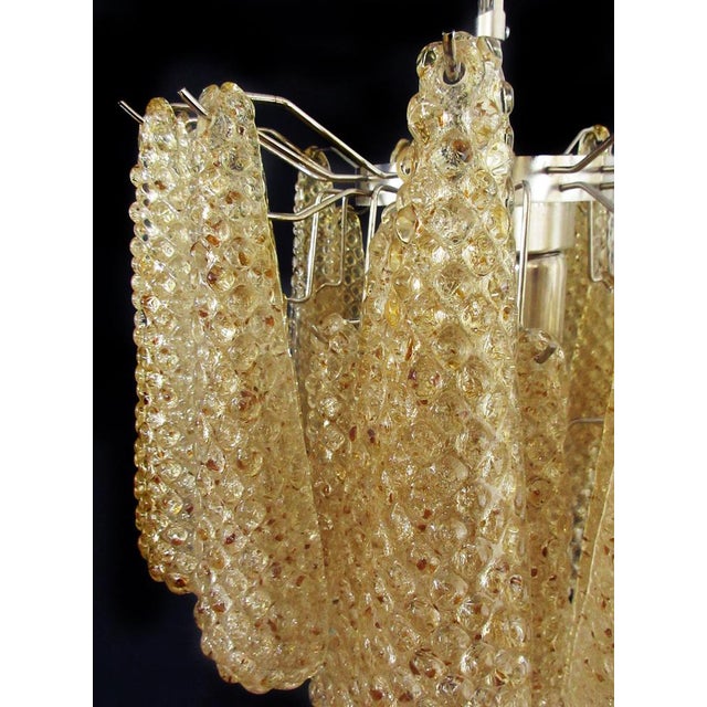 Italian Amber Crystal Chandeliers, Murano, Set of 2 For Sale - Image 13 of 18
