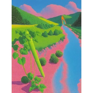 Ian Jones, Volcano Vinyard, Canvas For Sale
