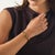 This beautiful Victorian bangle is a graceful antique jewel from the 1900’s, crafted in warm 14k yellow gold with a...
