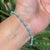 Mexican 14k Solid Gold Natural 3.25ct Turquoise & Diamond Mexican Bracelet For Sale - Image 3 of 16