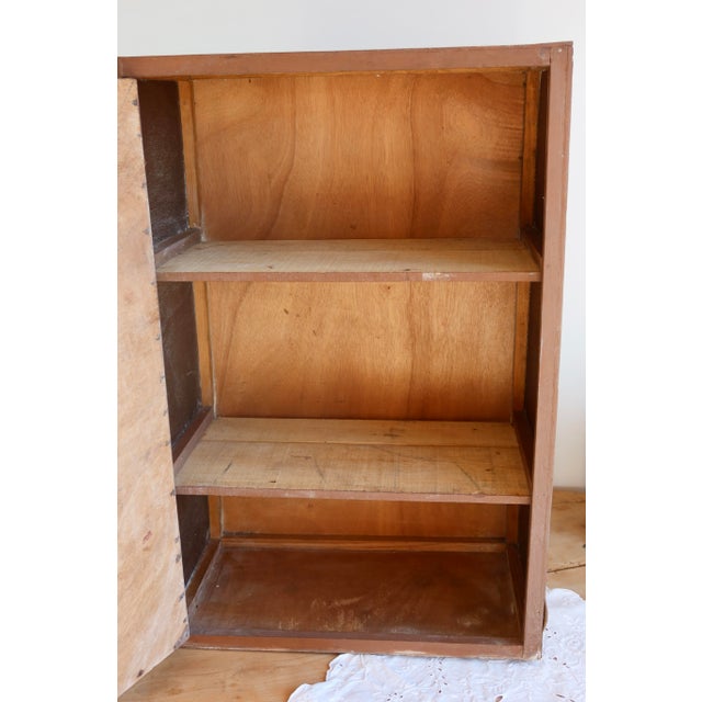 Antique Painted Wooden Storage Unit, 1930s For Sale - Image 6 of 9
