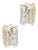 Transparent and White Fiamma Murano Glass Wall Sconces by Simoeng, Set of 2 For Sale