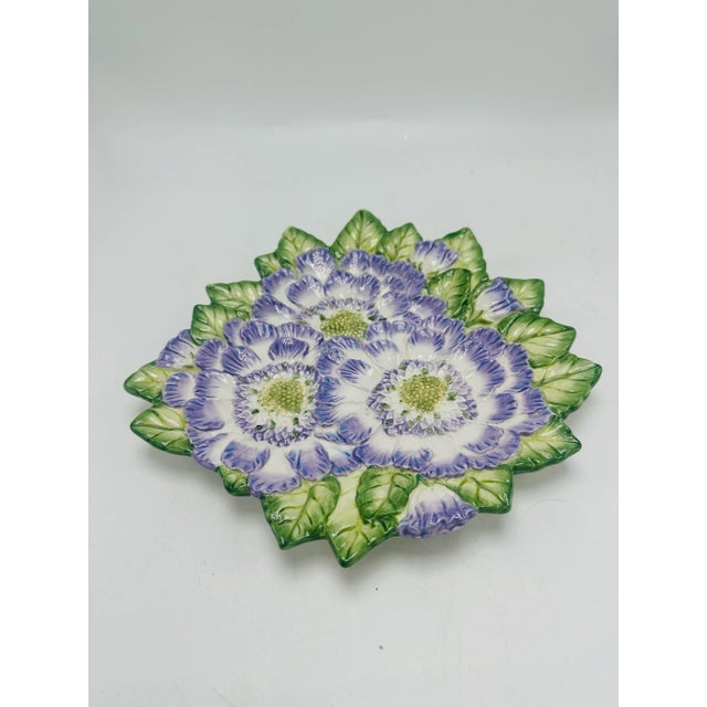 1970s Vintage Fitz and Floyd Decorative Plate For Sale - Image 5 of 6