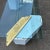 1980s Plaster Brass and Glass Coffee Table For Sale - Image 11 of 12