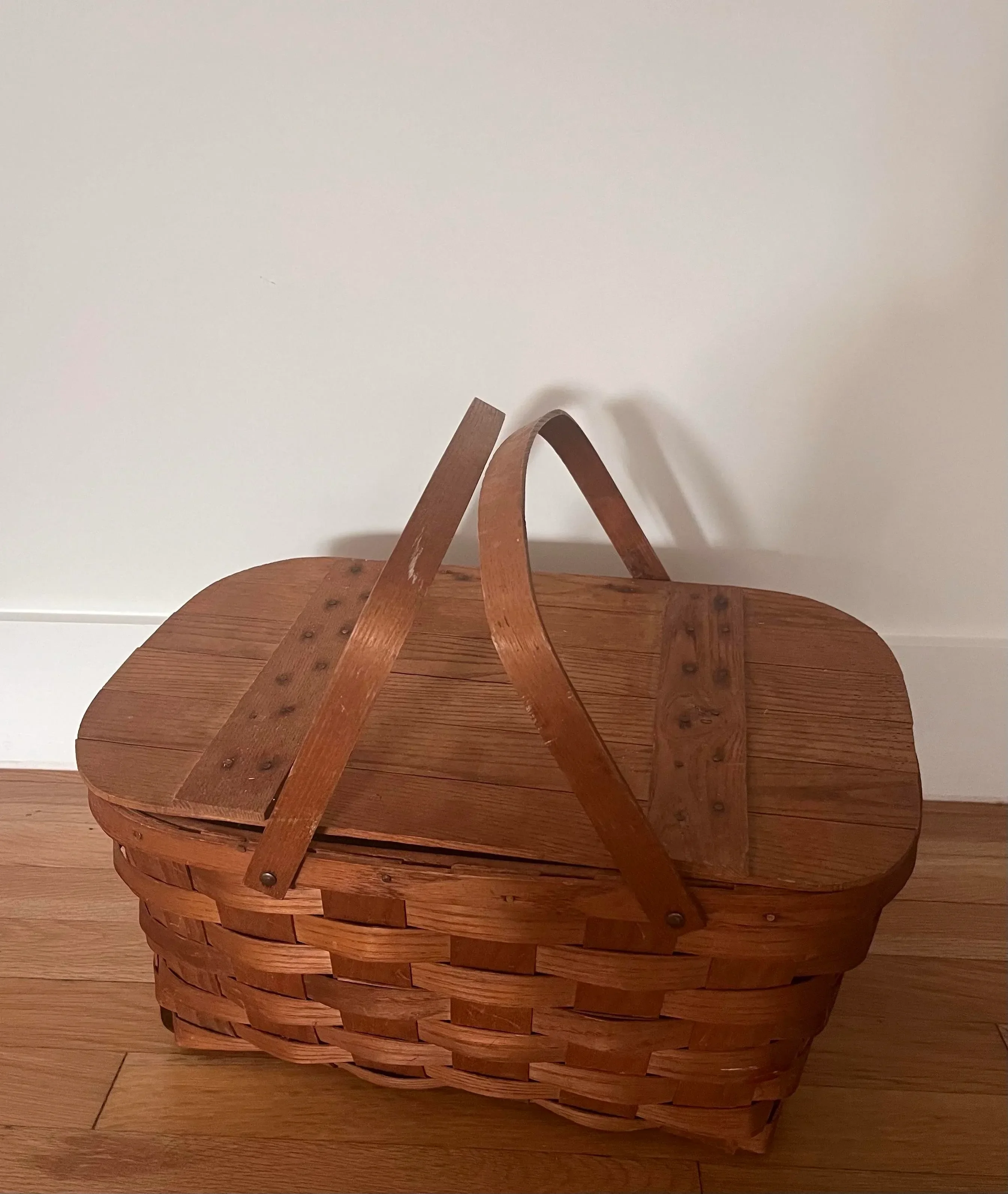 Vintage Basketville Picnic Basket Made in Putney Vermont | Chairish