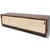 Wood Mid-Century Teak Sideboard with Seagrass Doors from Florence Knoll For Sale - Image 7 of 11