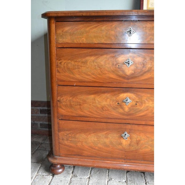 Antique Mahogany Chest of Drawers For Sale - Image 4 of 9