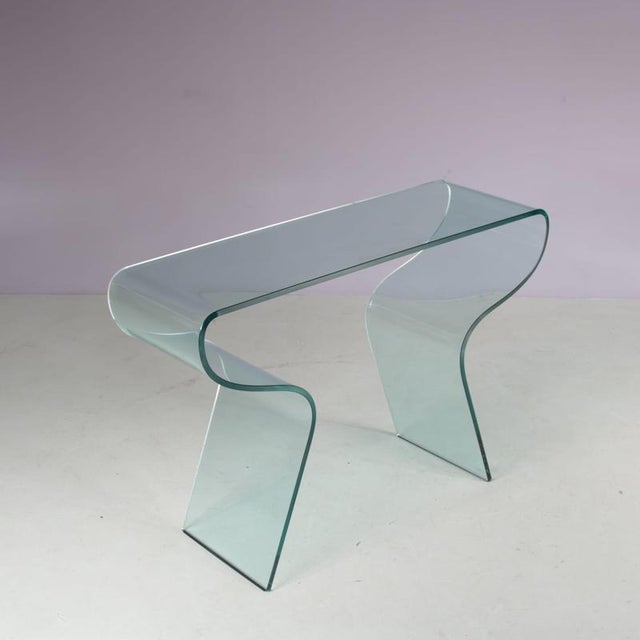 Vintage Italian Charlotte Console Table by Prospero Rasulo for Fiam, 2000s For Sale - Image 5 of 7