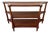 Vintage Three Tier Rattan Legacy Collection Entryway Console Sofa Table For Sale