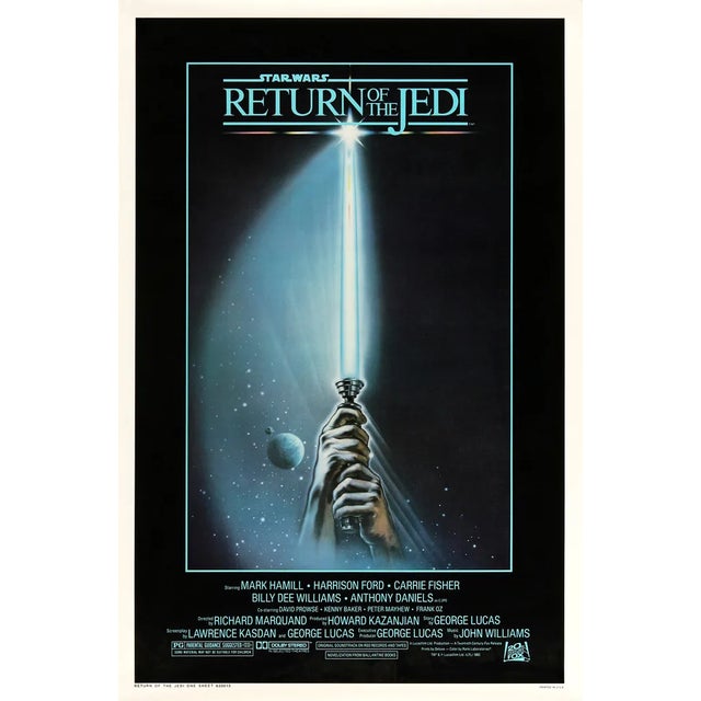 Star Wars "Return of the Jedi" Original Vintage US One Sheet Movie Poster, 1983 For Sale
