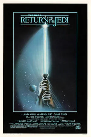 Star Wars "Return of the Jedi" Original Vintage US One Sheet Movie Poster, 1983