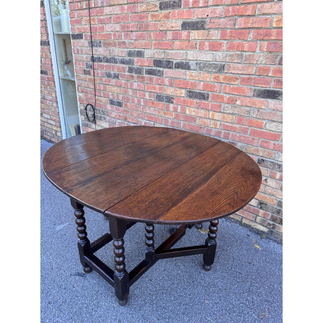 Wood 19th Century English Gateleg Table For Sale - Image 7 of 14