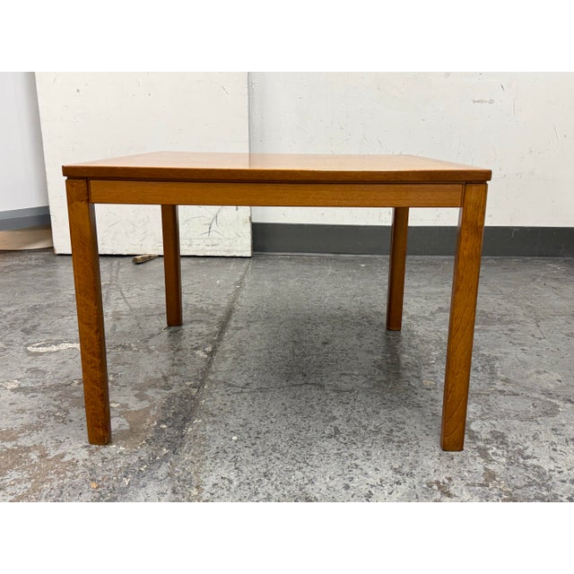 Norwegian Square Side Table, Mid 20th Century For Sale - Image 4 of 12