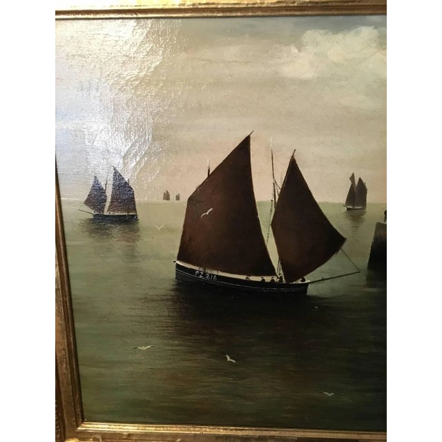 F. Wood Painting, Signed and Dated 1907 For Sale In Los Angeles - Image 6 of 11