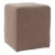 Universal Cube Ottoman in Barbet Chocolate For Sale
