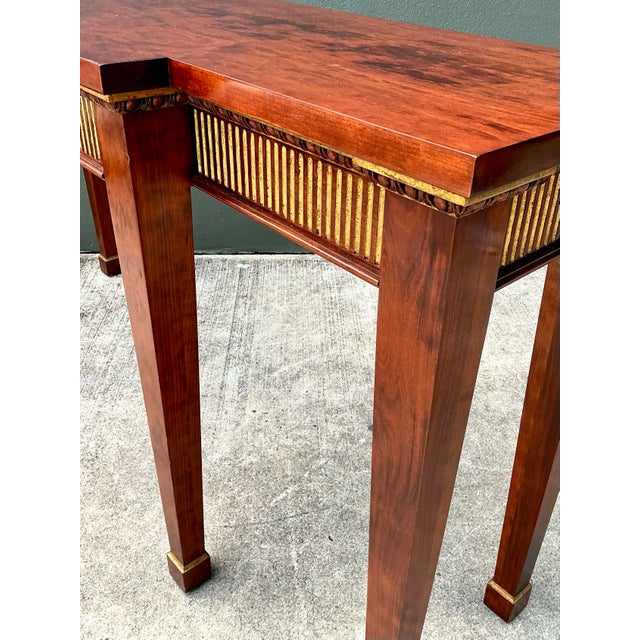 Vintage Gilt Tipped Console Table For Sale - Image 11 of 12