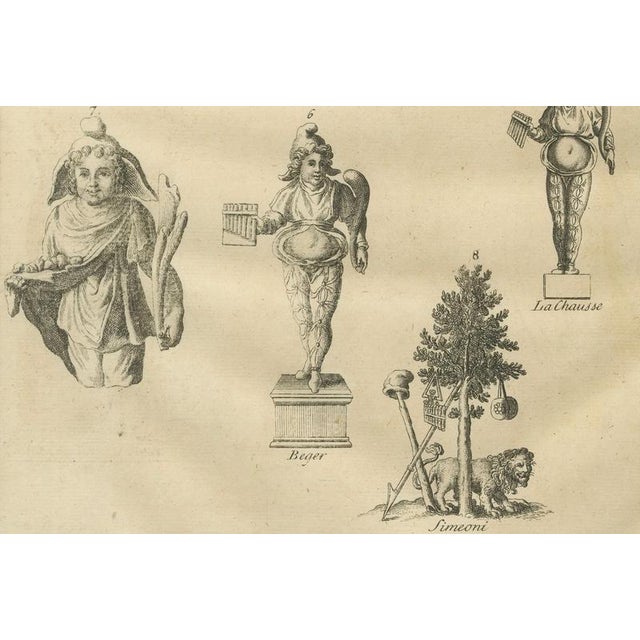 After Bernard de Montfaucon, Double Bacchic Frieze, Classical Mythological Relief, 1721, Engraving For Sale - Image 10 of 11