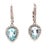 2010s Natural Aquamarine Diamond Earrings 14k Gold 3.61 Tcw Certified For Sale - Image 5 of 12
