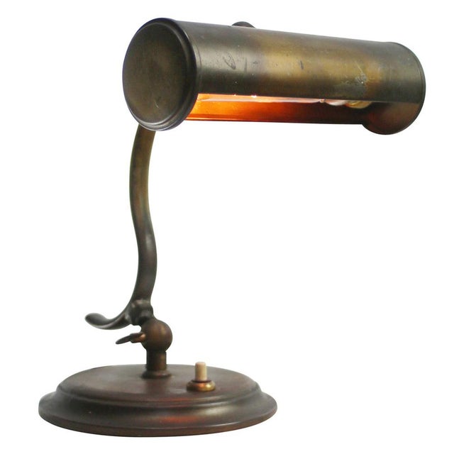 French Brass Piano Desk Lamp For Sale - Image 5 of 9