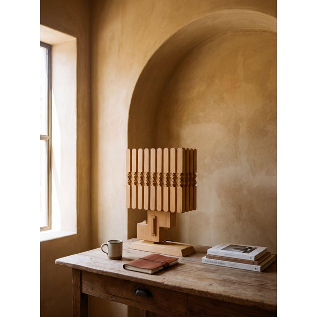French Folk Art Lamp, 1960s For Sale - Image 4 of 10