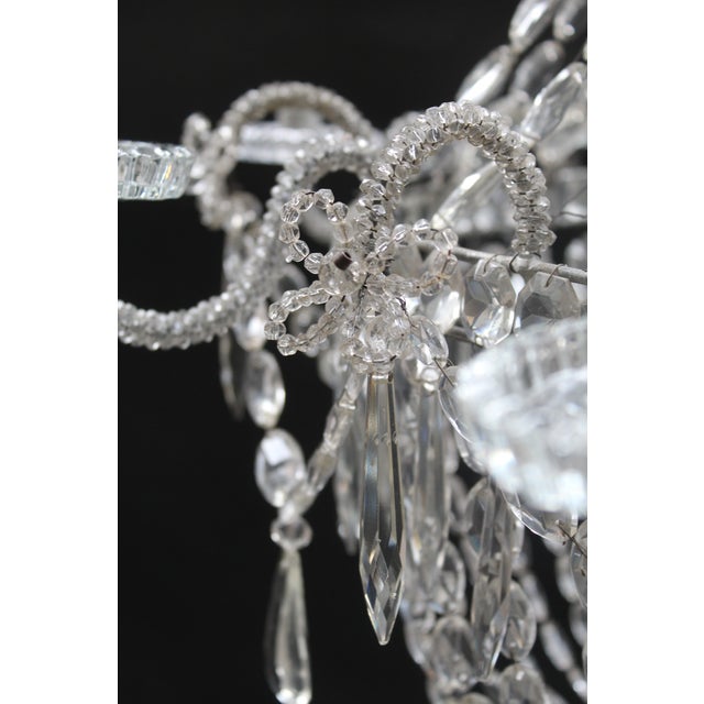 Antique French Chandelier in Crystal, 1800s For Sale - Image 16 of 16