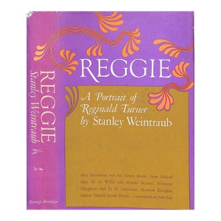 "Reggie: A Portrait of Reginald Turner" 1965 Weintraub, Stanley For Sale