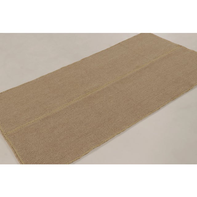 Rug & Kilim Rug & Kilim's Contemporary Rez Kilim Flatweave Rug With Solid Field Design For Sale - Image 4 of 10