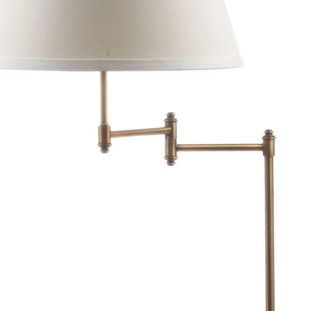 2020s Ingram 68.5" Adjustable Swing Floor Lamp - Gold For Sale - Image 5 of 6