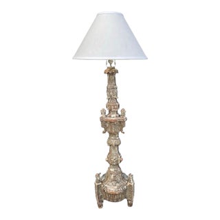 18th Century French Pricket Stick Table Lamp For Sale