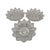 Vintage Pressed Glass Fruit Bowls in 'Petal' Pattern by Federal Glass Company - A Set of 3 For Sale - Image 12 of 12