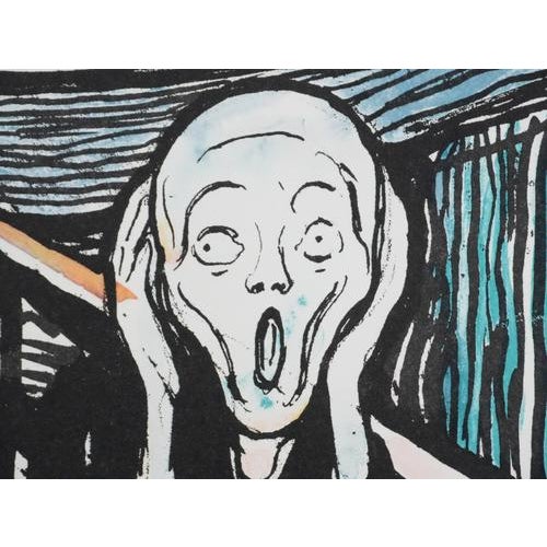 Edvard Munch, The Scream, Lithograph For Sale - Image 7 of 8